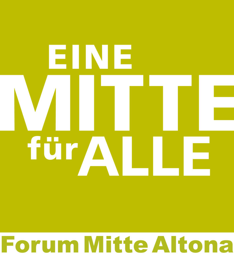 Logo "EINE MITTE FÜR ALLE" Forum Mitte Altona